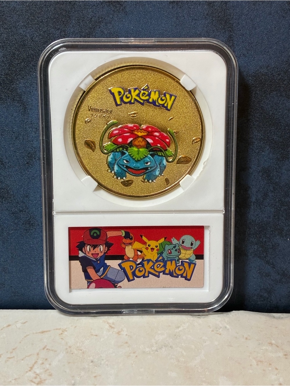 Pokemon Venusaur Collectible Gold-plated Coin -